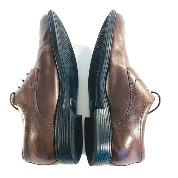 Johnston & Murphy Shoes Men's Size 10 M Leather Lace Up Brown Brazil 207426 - Picture 6 of 11